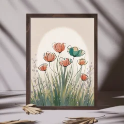 Botanical Wildflower Illustration Print