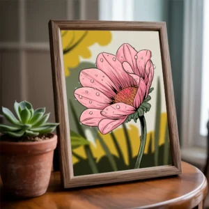 Vibrant Pink Botanical Digital Download