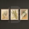 3 Set Abstract Botanical Hair Line Art Wall Decor Minimalist Nature Prints Digital Download