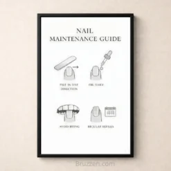 nail maintenance guide printable reference chart