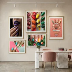 High quality photo bundle for nail salon wall gallery decor printable digital download