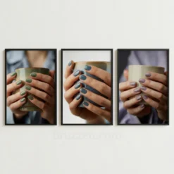Aesthetic nails professional photography set salon print