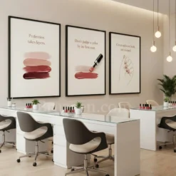 beauty room printable art elegant serif typography