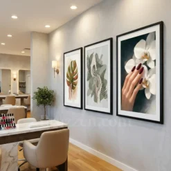 beauty salon wall art modern organic prints