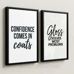 black and white nail quotes printable wall art 1