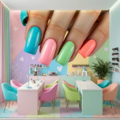 Free mani-pedi images-aesthetic background-wallpaper /mural decor