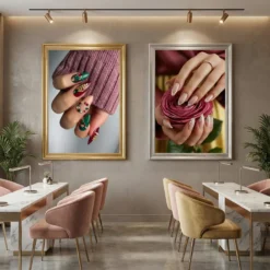 High quality manicure photos glossy finish colorful nail art