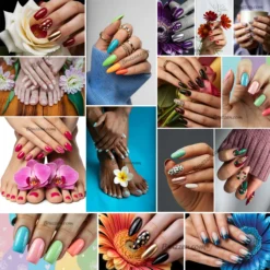 Nail salon wall decor bundle 20 HD photos with free bonus images