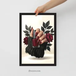 12x18" black frame