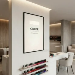 color self-expression minimalist print beauty studio wall art