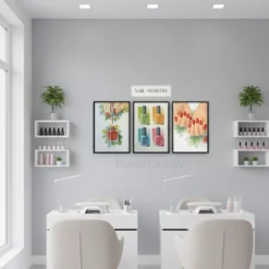nail art wall decor self-care beauty printable