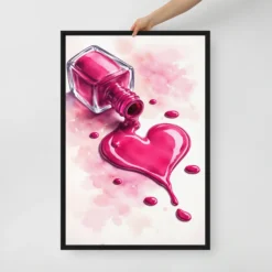 Size 24x36" large black frame