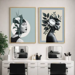 Salon Interior Display