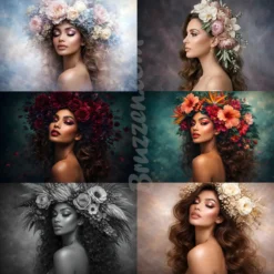 Hi-res Hairstylist wallpaper bundle digital download