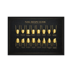 Gold Nail Shape Types Framed Canvas Wall Art for Salons - Image 10