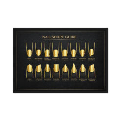 Gold Nail Shape Types Framed Canvas Wall Art for Salons - Image 11