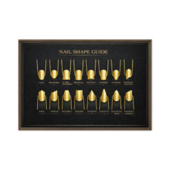 Gold Nail Shape Types Framed Canvas Wall Art for Salons - Image 13