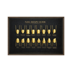 Gold Nail Shape Types Framed Canvas Wall Art for Salons - Image 14
