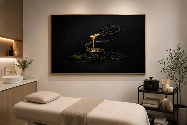 Wax/sugaring bar wall art