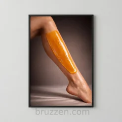 female leg wax studio decor digital download wall decor