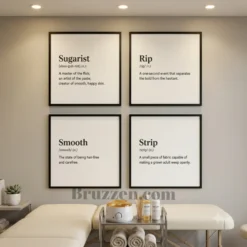 Esthetician humor wall art salon minimal wall decor