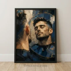 impressionist mirror reflection painting framed canvas print